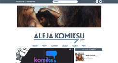 Desktop Screenshot of alejakomiksu.com