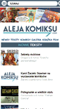 Mobile Screenshot of alejakomiksu.com