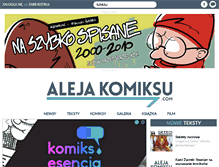 Tablet Screenshot of alejakomiksu.com